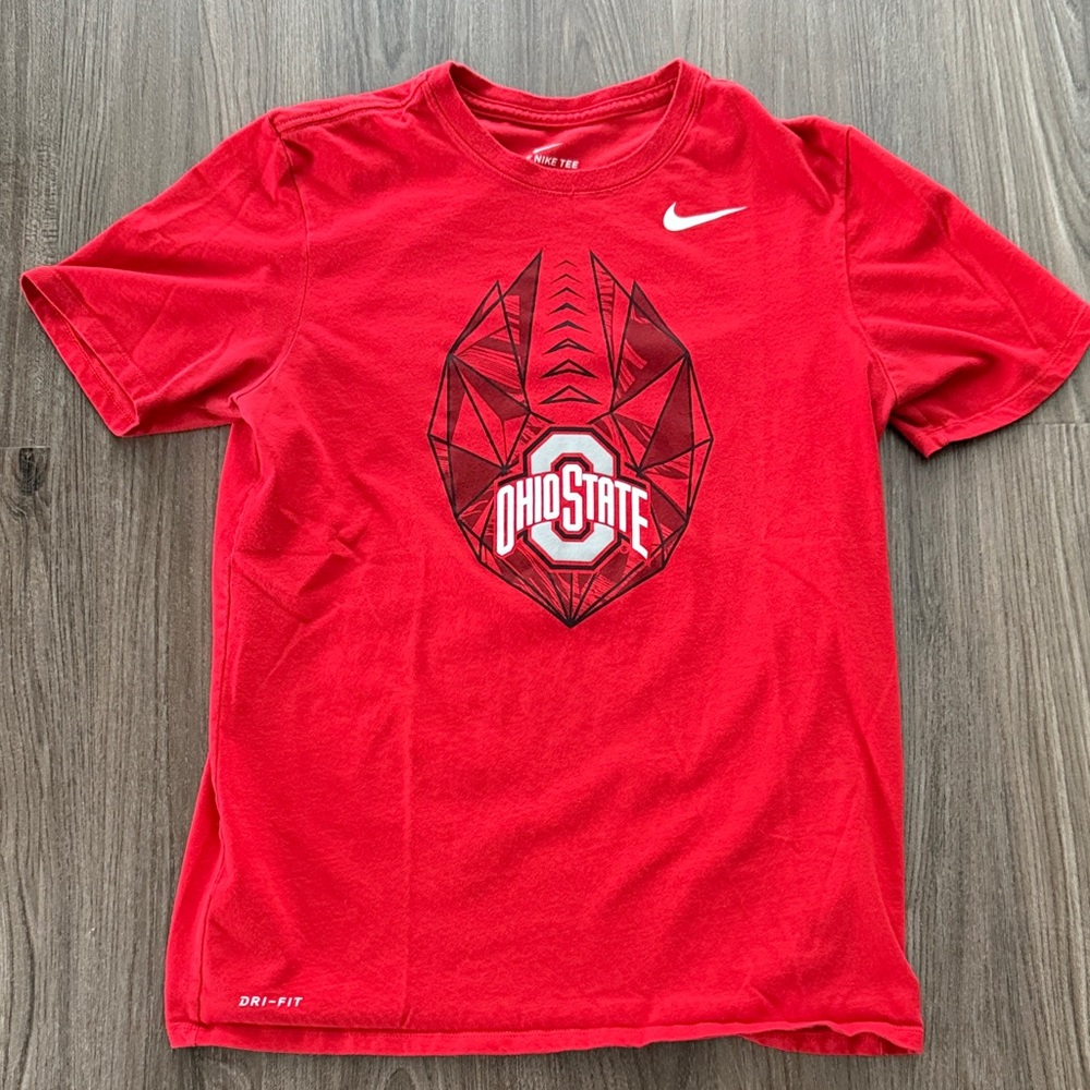 Nike Men's Red Ohio State Graphic Tee